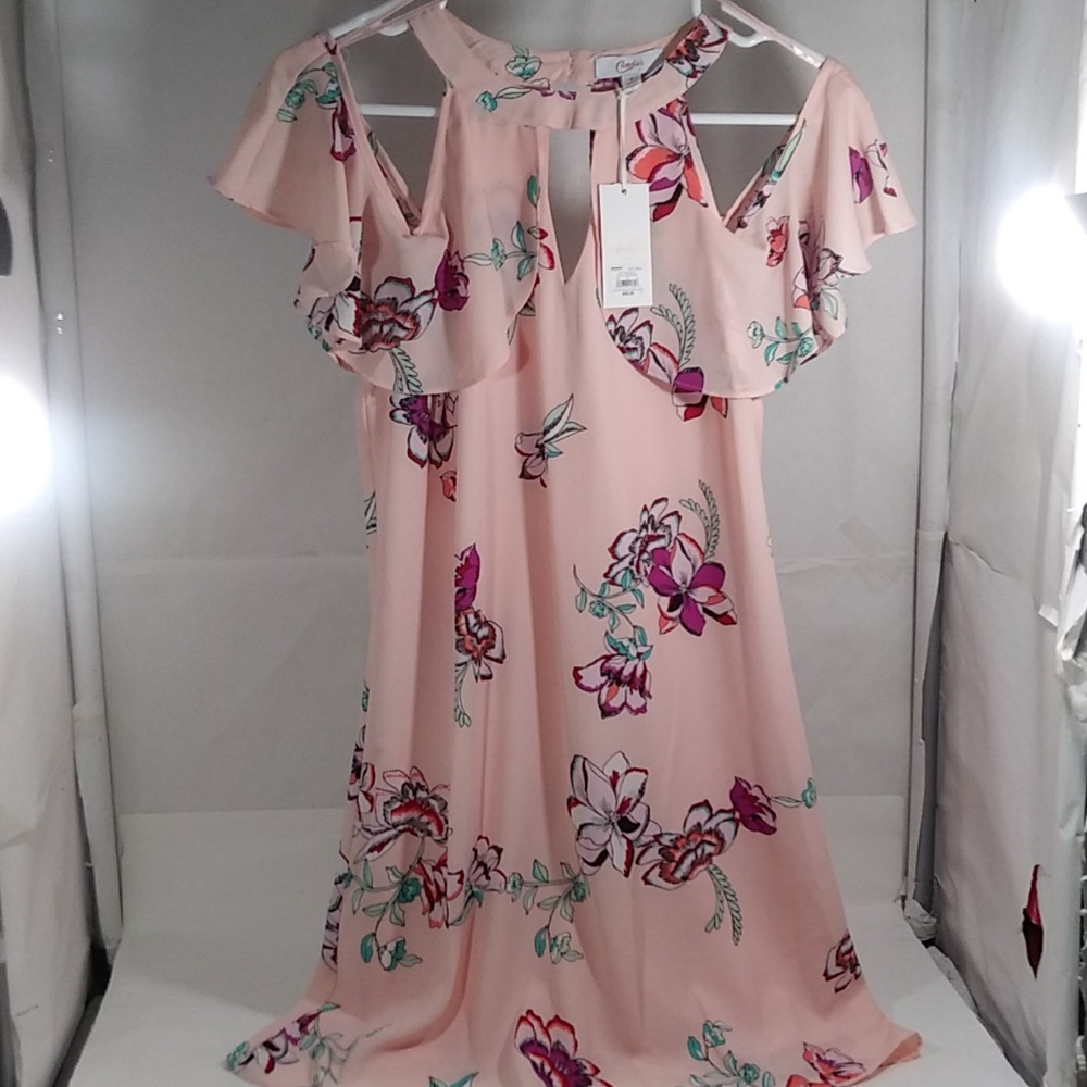 NWT Small Candies Flutter Halter Swing Dress